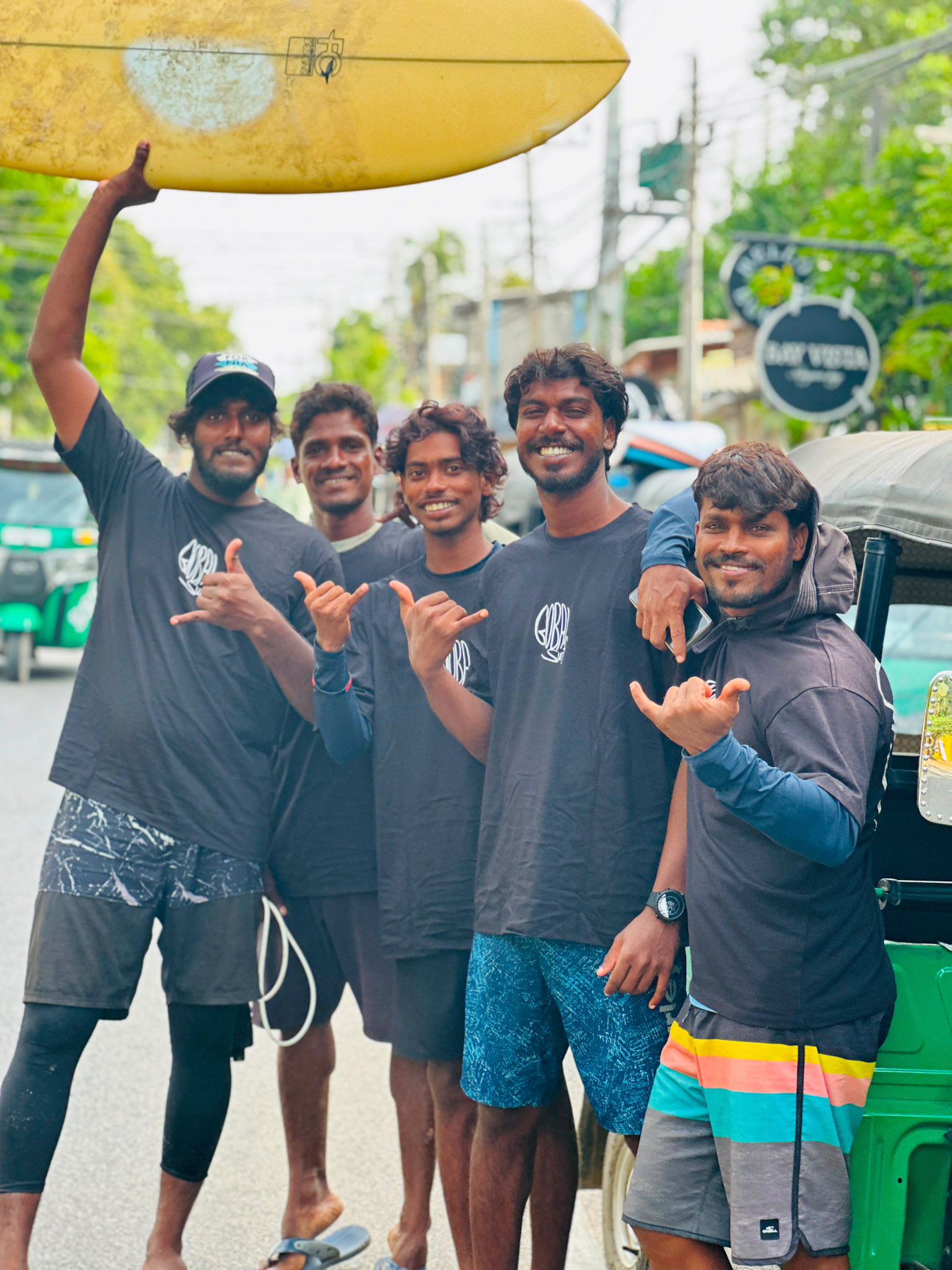 Achu Wave Riders surfing